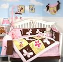 SOHO Delightful Garden Baby Crib Nursery Bedding SET 10 pcs