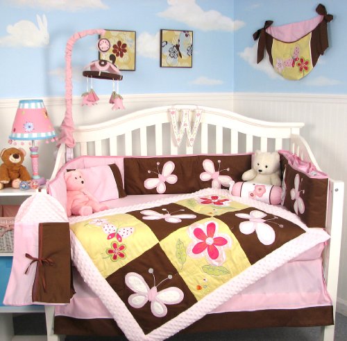 SOHO Delightful Garden Baby Crib Nursery Bedding SET 10 pcs product image