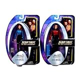 Star Trek: The Next Generation 'Season 7' Beverly & Wesley Crusher Action Figures Set of 2