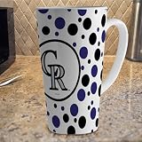 MLB Colorado Rockies 16-Ounce White Latte Mug