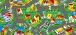 Associated Weavers Kids Corner RLITTGA90100165T06 Little Village 100 x 165 cm
