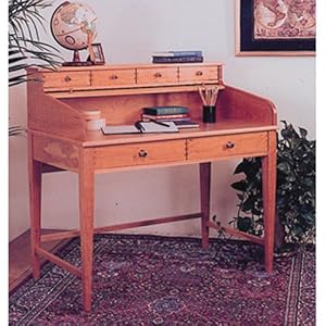 wood magazine desk plans