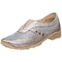 Sesto Meucci Women's Galten Slip-On Golf Shoe,Silver,5.5 M US