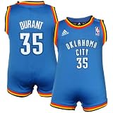 Adidas Oklahoma City Thunder Kevin Durant Infant Revolution 30 Replica Road Jersey Infant 18 Months