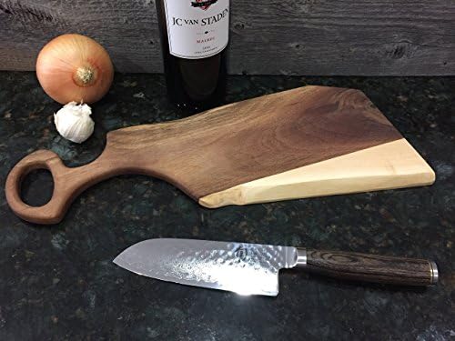 Live Edge Maple and Live Edge Walnut Charcuterie / Serving Board / Cheese Board