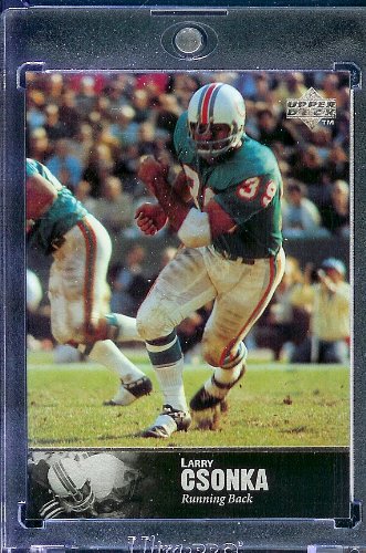 1997 Upper Deck Legends # 28 Larry Csonka Miami Dolphins Football Card - Mint !!