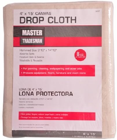 MT 4x15 Canv Dropcloth