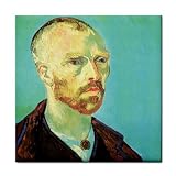 Self-Portrait Dedicated to Paul Gauguin By Vincent Van Gogh Tile Trivet