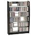 Ebony Wood Technology CD DVD Wall Rack Media Storage