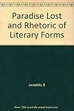 Paradise lost and the rhetoric of literary forms