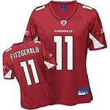 Larry Fitzgerald Red Reebok Replica Arizona Cardinals Women's Jersey