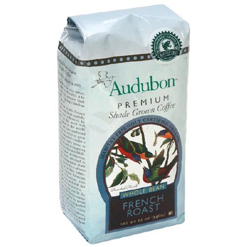 Aubudon Whole Coffee Beans, French Roast, 12-Ounce Bag (Pack of 3) by Audubon
