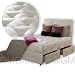 LUXURY 4ft Small Junior Double Ortho Orthopaedic Pocket Sprung Divan Set Bed - Non Storage