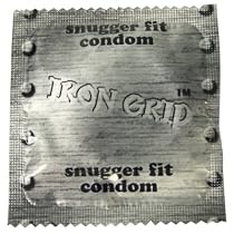 Caution Wear Iron Grip Snugger Fit: 12-Pack of Condoms