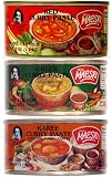 6 Can (4oz. Each) of Thai Green Red Yellow Curry Pastes Set
