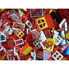 25 LEGO Fenster und T�ren gemischt