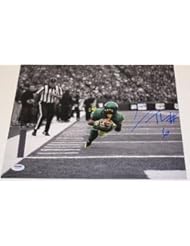 DEANTHONY THOMAS SIGNED AUTOGRAPHED OREGON DUCKS 11x14 PHOTO #W14673 - PSA/DNA Certified - Autographed College Photos