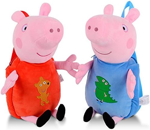 Coolfly Fan 2pcs Peppa George Kid's Goody Bag Plush Toy＋Gift Balloon