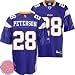 Men's Adrian Peterson #28 Minnesota Vikings Embroidered NFL Premier EQT RepliThentic Football Jersey(Size=XXX-LARGE)