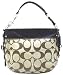 Authentic Coach Signature Zoe Shoulder Bag 12657 Khaki Mahogany