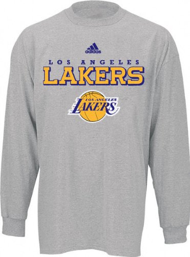 Los Angeles Lakers Youth Adidas True Logo Long Sleeve Tee