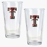Texas Tech Red Raiders 2 Piece Pint Ale Glass Set