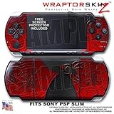 Spider Web WraptorSkinz Skin and Screen Protector Kit fits Sony PSP Slim (P ....