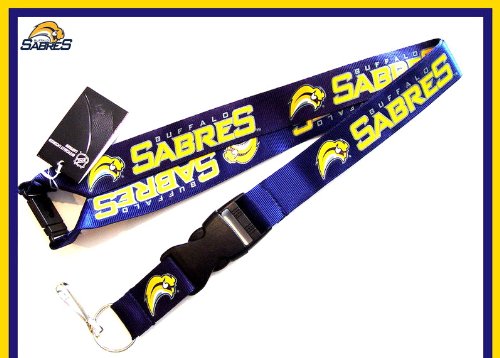 BUFFALO SABRES Lanyard Keychain Badge Ticket Holder