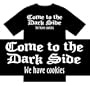 Funny T-Shirts Size 2X (Come To The Dark Side We Have Cookies) Humorous Slogans Comical Sayings Shirt; Great Gift Ideas for Adults, Men, Boys, Youth, & Teens, Collectible Novelty Shirts