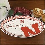 Nebraska Cornhuskers Oval Ceramic Platter