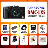 Panasonic Lumix DMC-LX5 10.1 MP Digital Camera + Best Value 8GB, Carrying Case, Lens & Tripod Complete Accessories Package