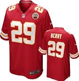 Eric Berry Jersey: Home Red Game Replica #29 Nike Kansas City Chiefs Jersey