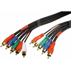 Cables Unlimited AUD-1380-06 6 Feet RCA Component Video/Audio Cable