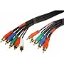 Cables Unlimited AUD-1380-06 6 Feet RCA Component Video/Audio Cable