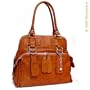 ROLANDA- Large Italian Leather Satchel