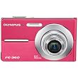 Olympus FE360 8MP Digital Camera with 3x Optical Dual Zoom (Pink)