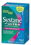 Systane Ultra Lubricant Eye Drops High Performance  Preservative-Free Vials, 0.4mL 24-count