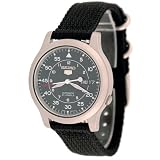 Seiko 5 Mens Nylon Band Self-Winding Automatic Watch Model SNK809K2 by Seiko