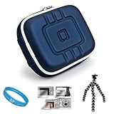EVA Navy Blue Compact Protective Camera Carrying Case with Removable Clip-O ....