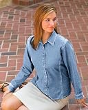 Ladies Long Sleeve Denim