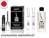 LIP INK Organic Vegan 100% Smearproof Lip Stain Kit - Lava Red