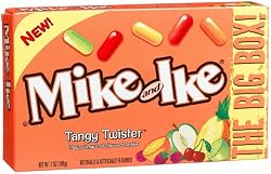 Mike and Ike Tangy Twister Candy, 7-Ounce Boxes (Pack of 12)