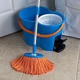 Spin Mop Cleaning System with Bucket and Microfiber Mop