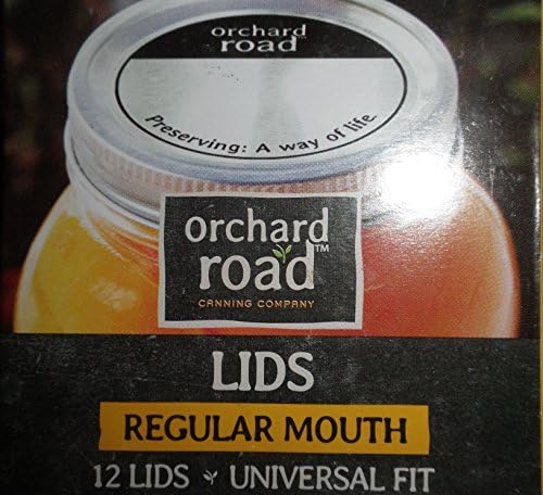 Orchard Road REGULAR Mason Jar Canning Lids, 720 Lids, (60 dozen), (Lids Only; No Rings), BPA FREE!