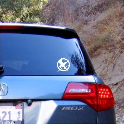 Mockingjay The Hunger Games Vinyl Decal Sticker GOLD