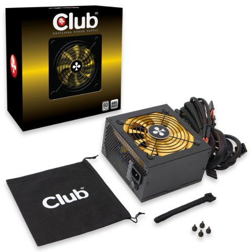 Club 3D CSP-S600 Stromversorgung (600 Watt, ATX Form Factor12V v2.3 Preisvergleich