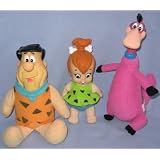 The Flintstones Travel Buddies: Fred Flintstone, Pebbles and Dino Dolls