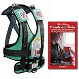 Bundle: Small green RideSafer travel vest with Take-Along Travels with Baby tips guidebook (2 items, $134 value)