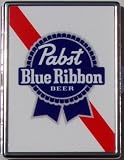 Hand Made PABST BLUE RIBBON Retro Cigarette ID Billfold Case
