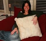Alpaca Fur Pillow - White